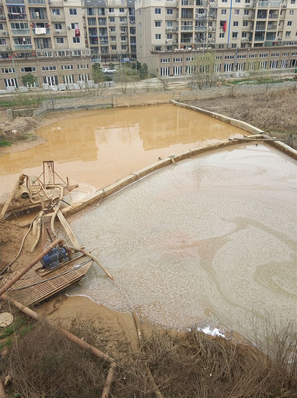 青山湖沉淀池淤泥清理-厂区废水池淤泥清淤